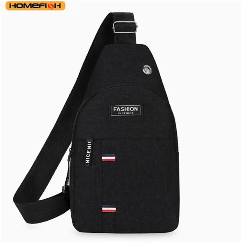 Chest Bag Men'S One Shoulder Crossbody Bag Large Capacity Outdoor Sports and Leisure Fashion Small Shoulder Bag Large
